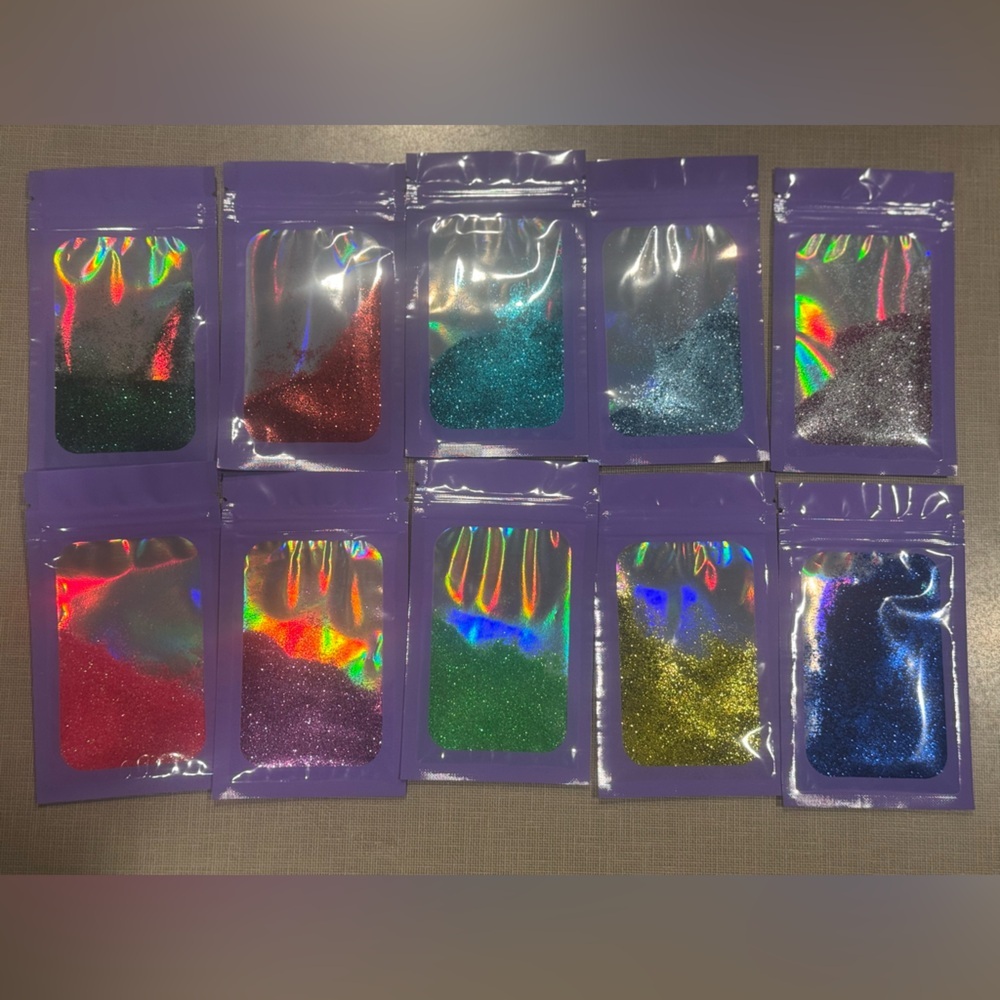 Colorful Glitter Packets Set